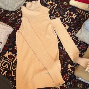 Rebecca Taylor Cream Cold Shoulder Top